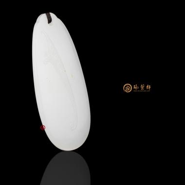 新疆和田羊脂白籽玉掛件 古韻 17克