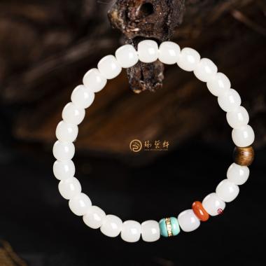 新疆和田羊脂白籽玉 手鏈 16克