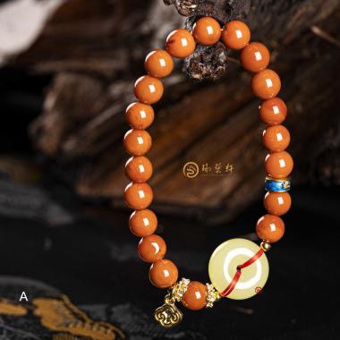 涼山南紅瑪瑙 手鏈 20克