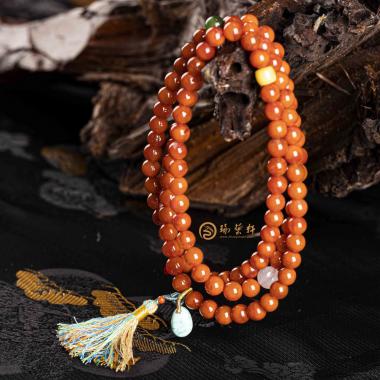 涼山南紅瑪瑙 手鏈 56克