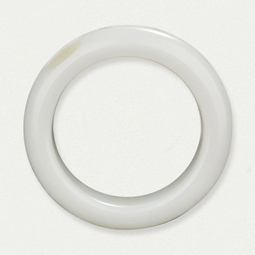 新疆和田玉黃皮羊脂白玉籽料 手鐲 112克