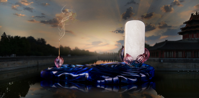 穆宇靜 新疆和田白皮羊脂白玉籽玉牌子 佛會(huì)